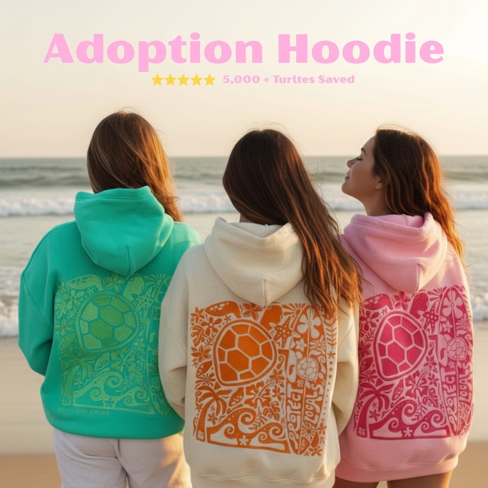 Turtle Protect Local Green Hoodie Small Trending - Picture 5 of 5